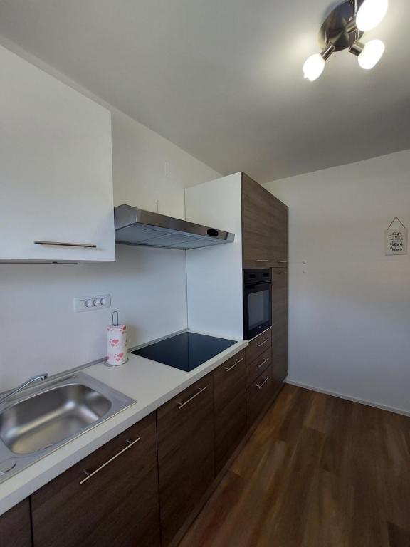 Kuchyň nebo kuchyňský kout v ubytování Apartments Marica