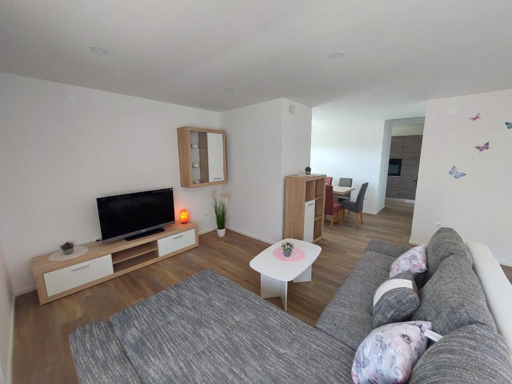 TV a/nebo společenská místnost v ubytování Apartments Marica