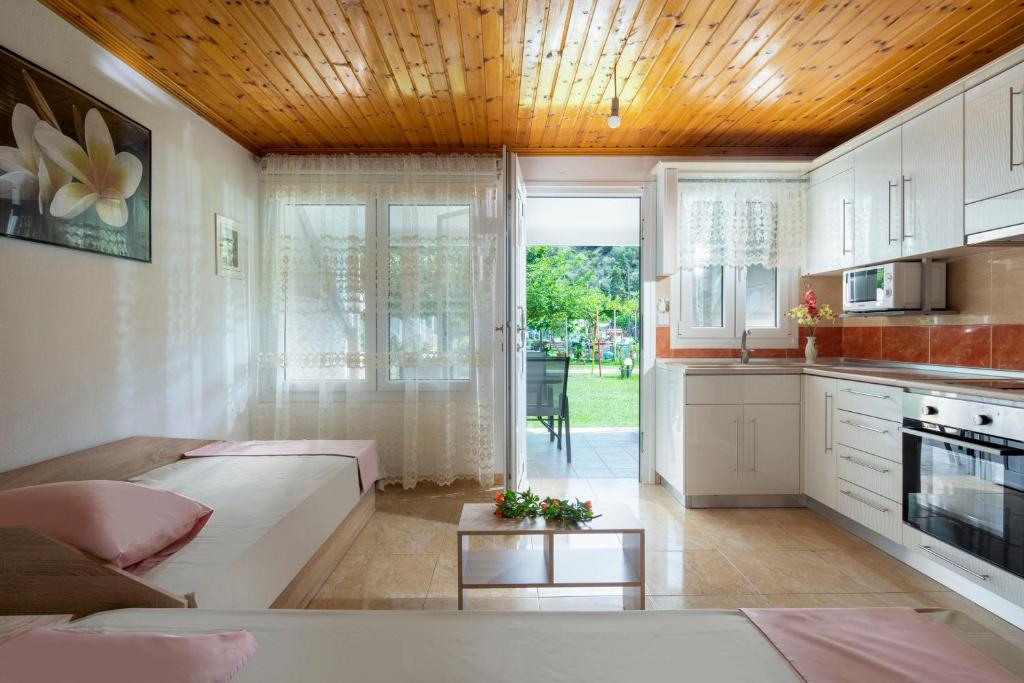 Kuchyň nebo kuchyňský kout v ubytování ViLLA DRAGANI
