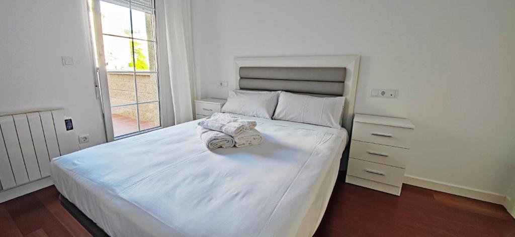 Posteľ alebo postele v izbe v ubytovaní Mercado Cee Galitrips Apartment