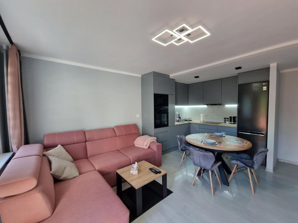 Posezení v ubytování Apartament Luxusowe Karkonosze