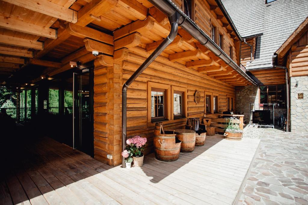 Patio nebo venkovní prostory v ubytování Hotel Marlene