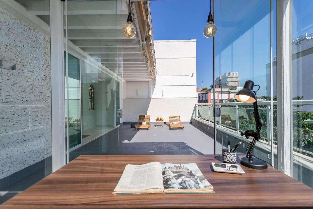 Балкон или терраса в Cobertura em Ipanema - Vista oceânica - JAC1