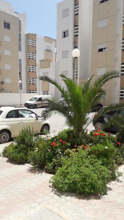 Zahrada ubytování Appartement superbe à Hammamet