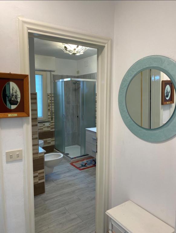 A bathroom at Casa Luba