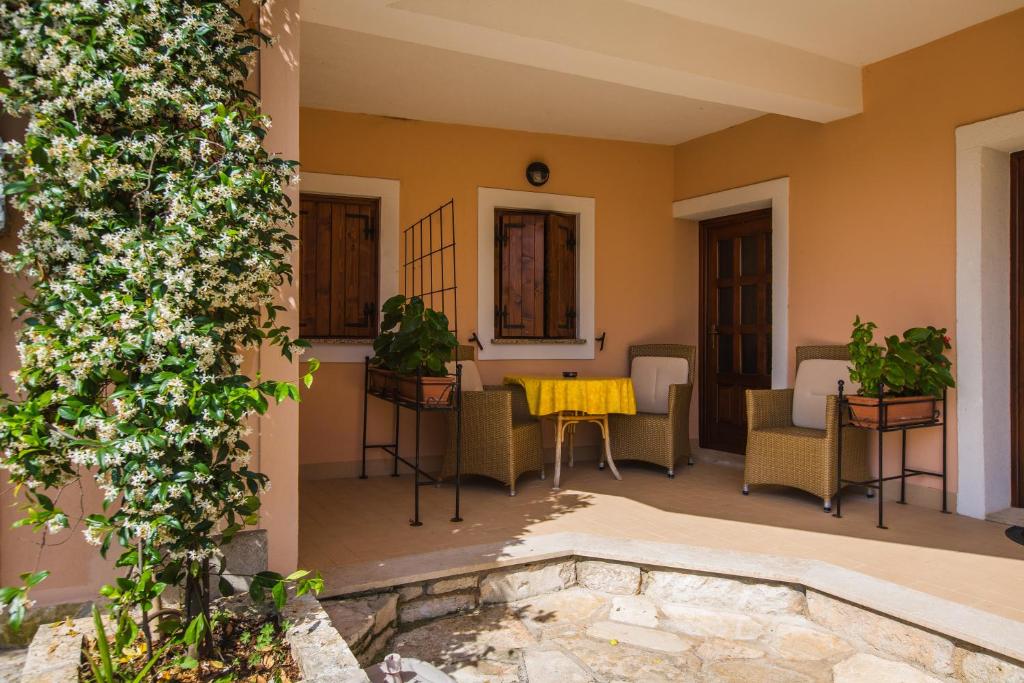 Patio nebo venkovní prostory v ubytování Alda-app