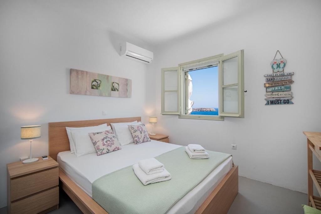 Postel nebo postele na pokoji v ubytování Villa Ostria