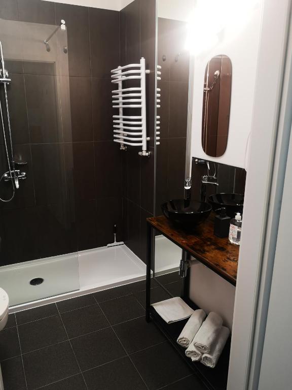 Kúpeľňa v ubytovaní Heliosa Apart Gdańsk Kowale