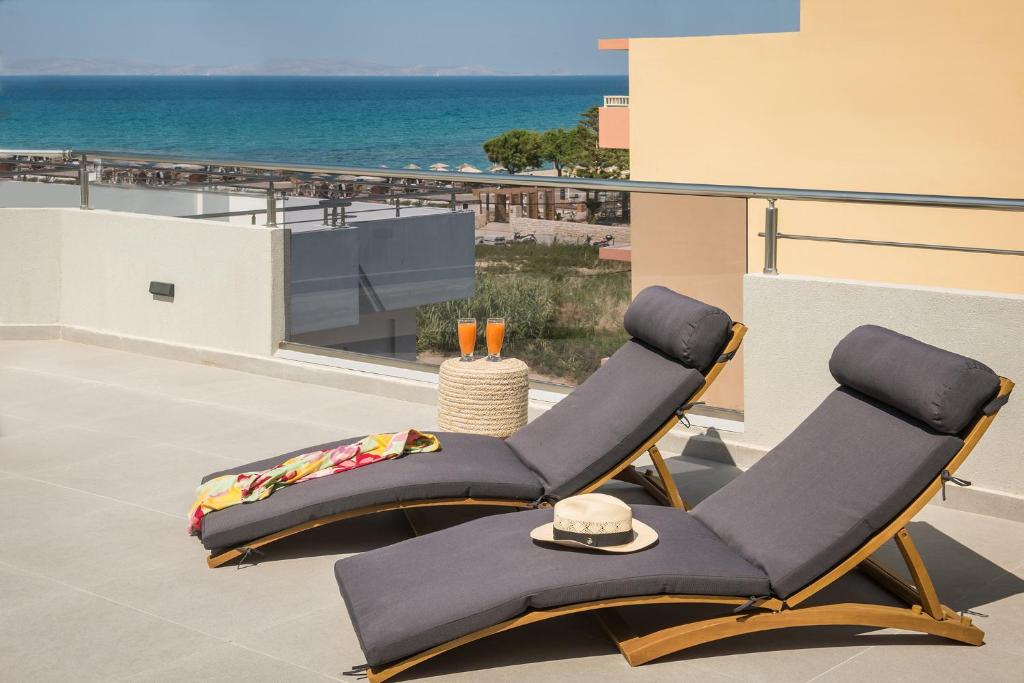 Balkón nebo terasa v ubytování Nuovo Crete By Sea
