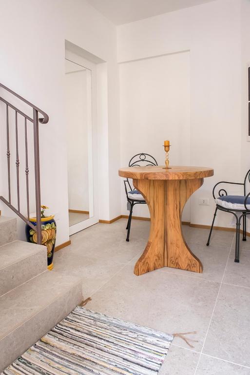 Posezení v ubytování Casa del Fattore