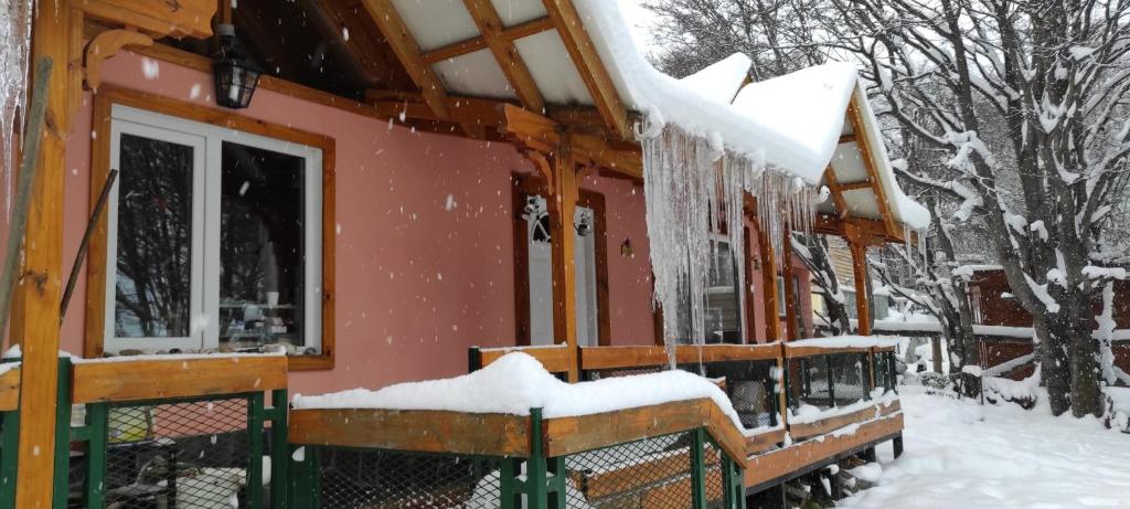 Buenavida Guesthouse v zimě