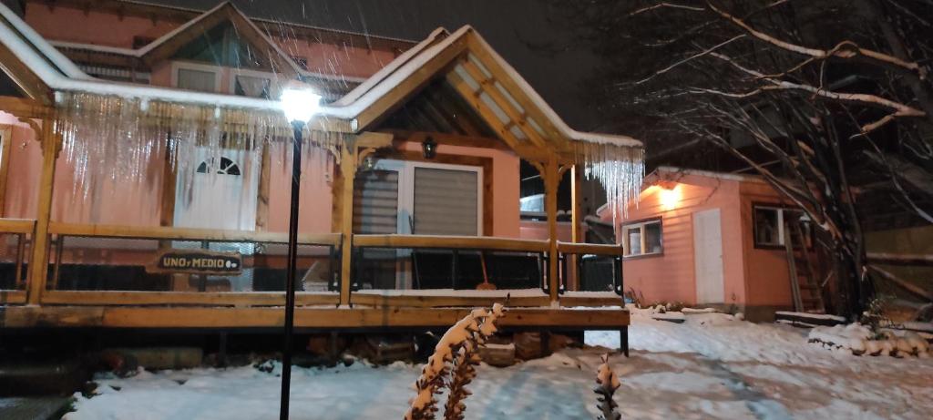 Buenavida Guesthouse v zimě