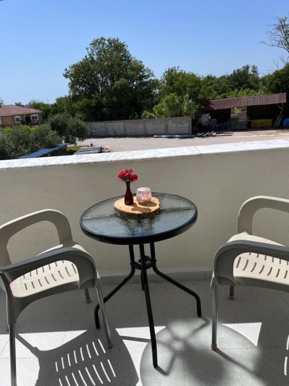 Balkón nebo terasa v ubytování Apartments MASIMO