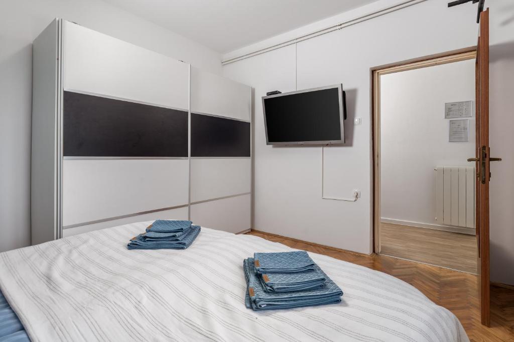 Postel nebo postele na pokoji v ubytování Zen 6