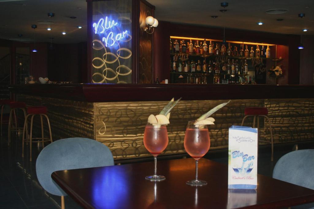 Nápoje v ubytování Hotel Santa Lucia Le Sabbie d'Oro
