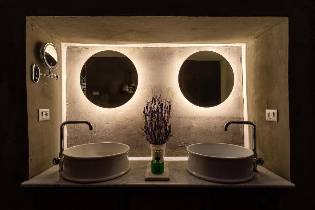 Koupelna v ubytování Relais La Casa del Poeta