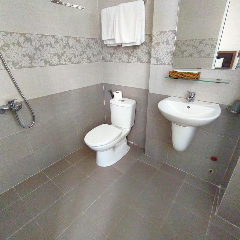 Koupelna v ubytování Phuong Vy 2