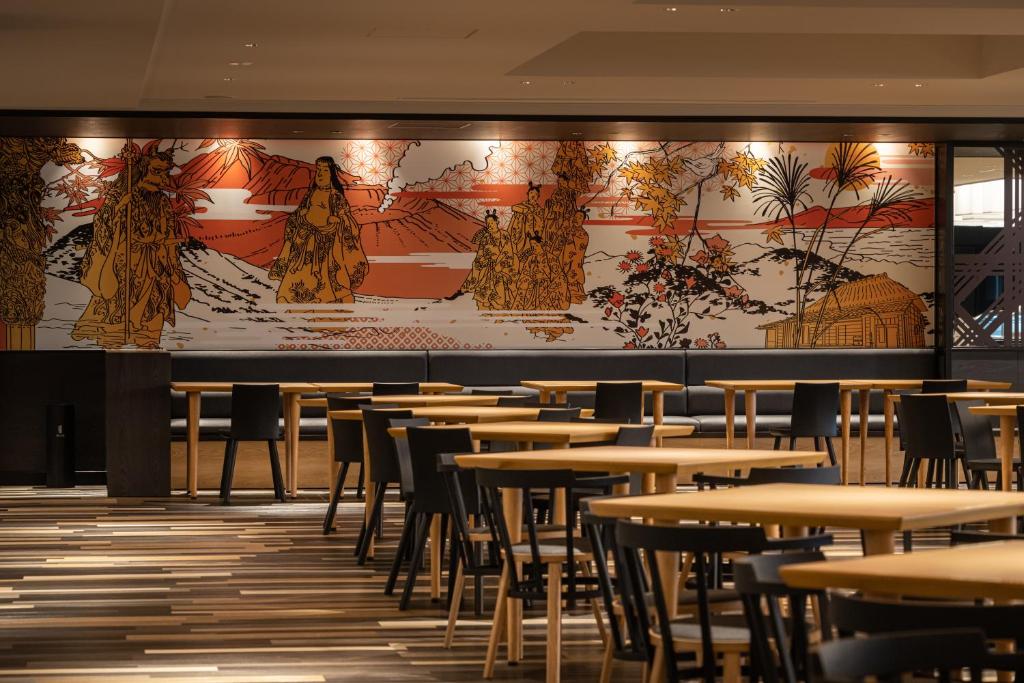 Restaurace v ubytování Kirishima Kokusai Hotel