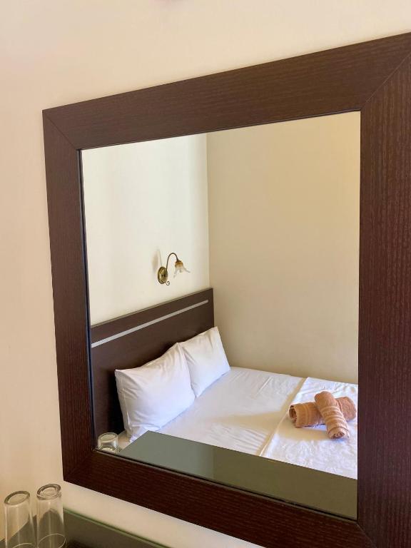 Postel nebo postele na pokoji v ubytování Hotel Alkionis