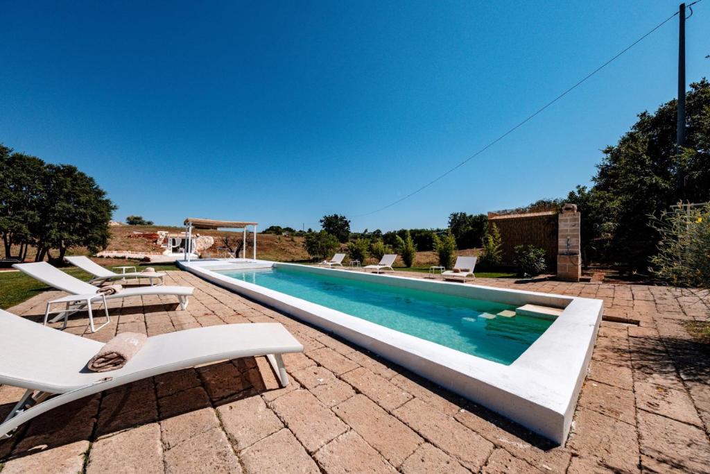 The swimming pool at or close to HelloAPULIA Typical Cottage Lamia delle Murge - Private Pool & Scenic Hilltop Retreat - Pet friendly