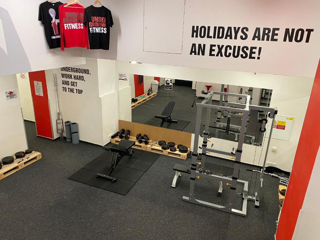 Centrum fitness w obiekcie Plus Prague