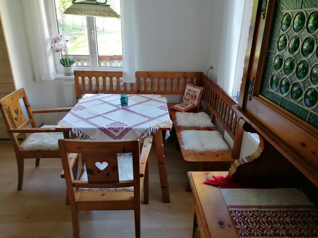 Χώρος καθιστικού στο Apartment Hörmann