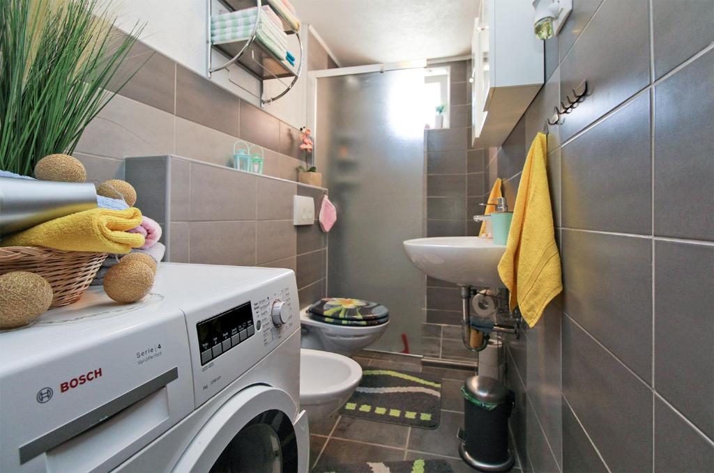 Koupelna v ubytování Apartment Leo 2180