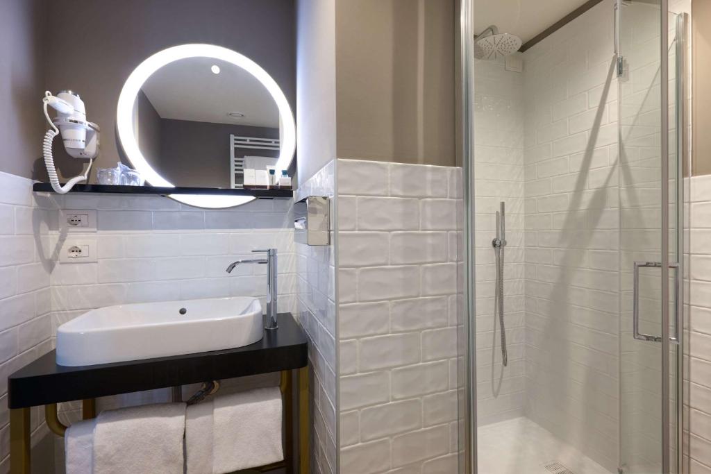 Koupelna v ubytování Best Western Hotel Tritone