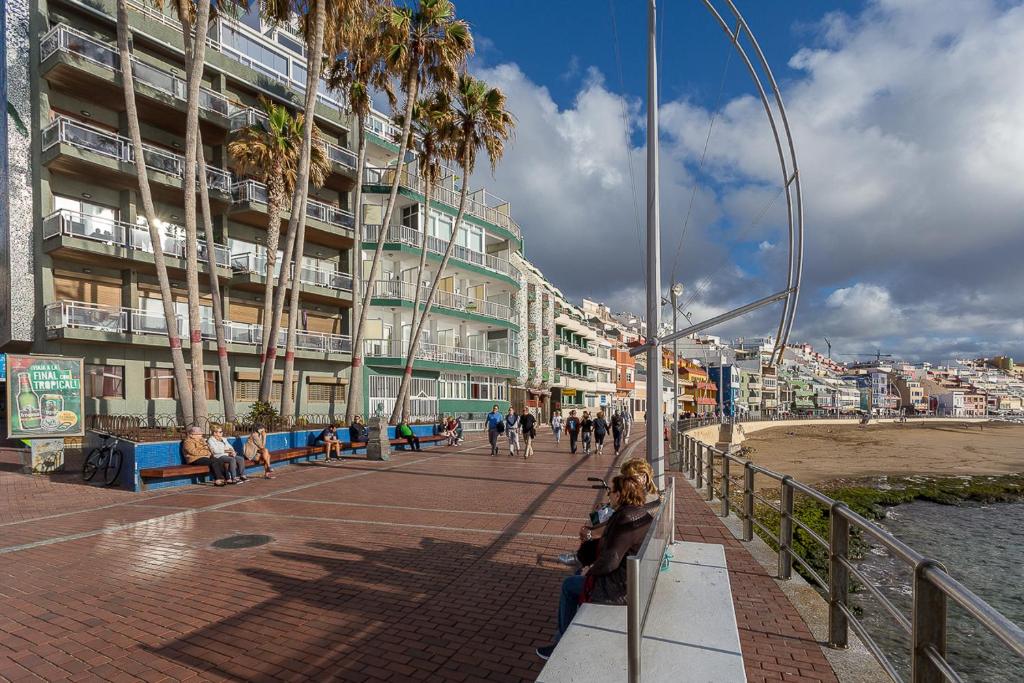 Nespecifikovaný výhled na destinaci Las Palmas de Gran Canaria nebo výhled na město při pohledu z apartmánu