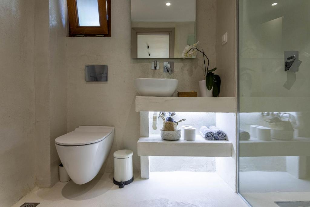 Vannituba majutusasutuses Hesperides Hotel Pefkochori