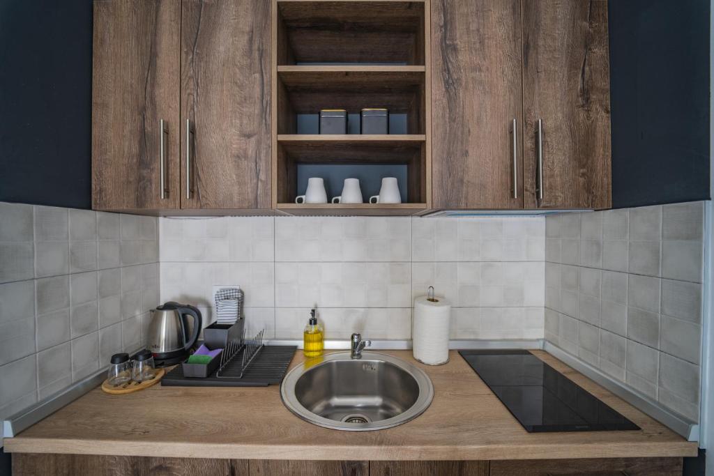 Kuchyň nebo kuchyňský kout v ubytování Casa D Argento