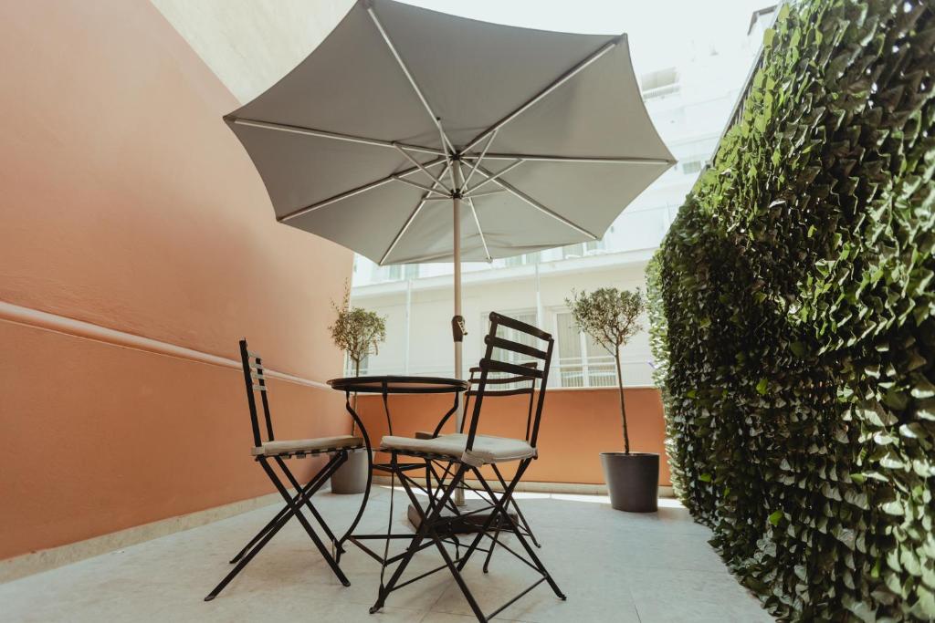 Patio alebo iná vonkajšia časť ubytovania Metis Urbane Living Spaces