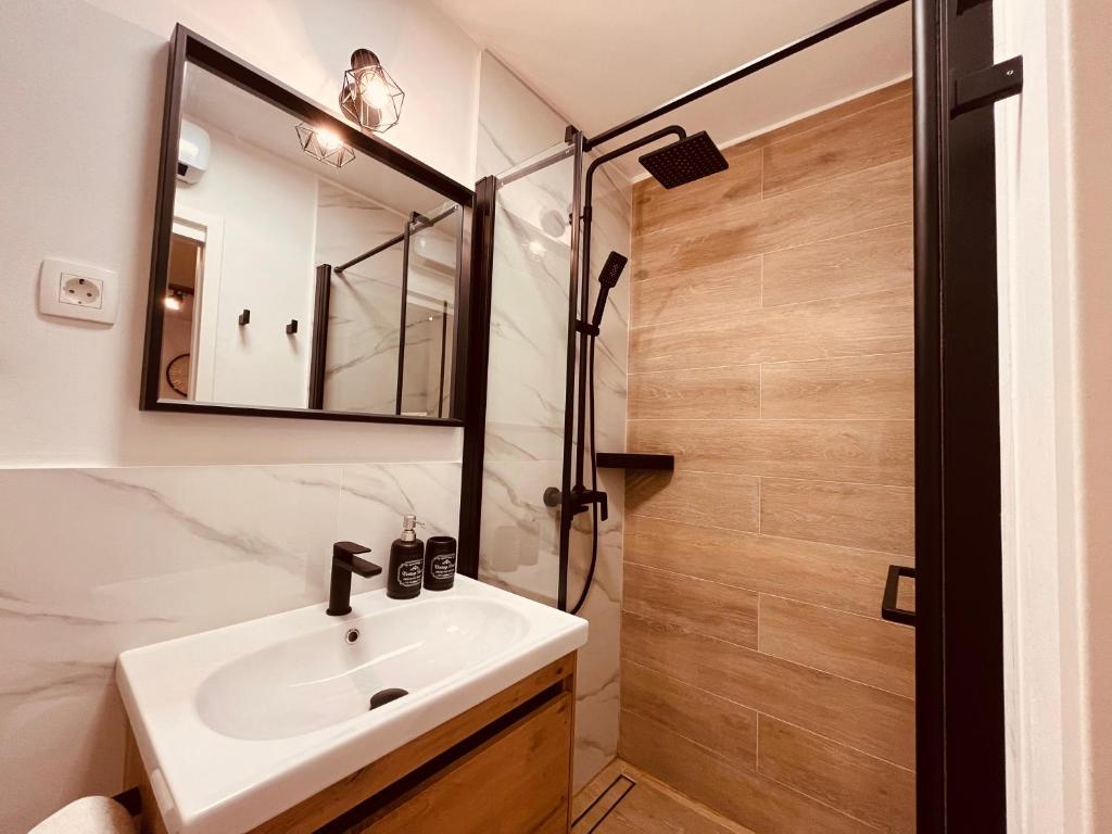 Kúpeľňa v ubytovaní Apartman Lobel