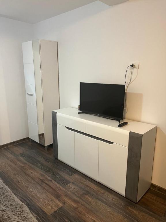 TV a/nebo společenská místnost v ubytování Vila Dan