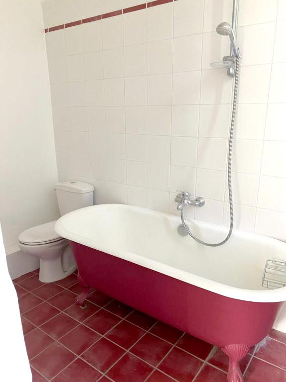 Łazienka w obiekcie Manoir majestueux à Chaniers avec piscine privée