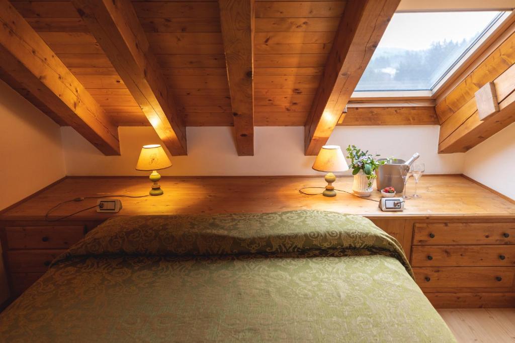 Postel nebo postele na pokoji v ubytování Hotel Europa Residence