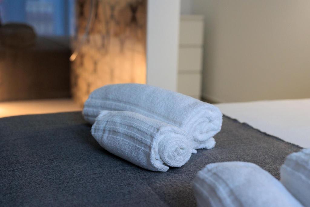 Postel nebo postele na pokoji v ubytování Miramare rooms b&b