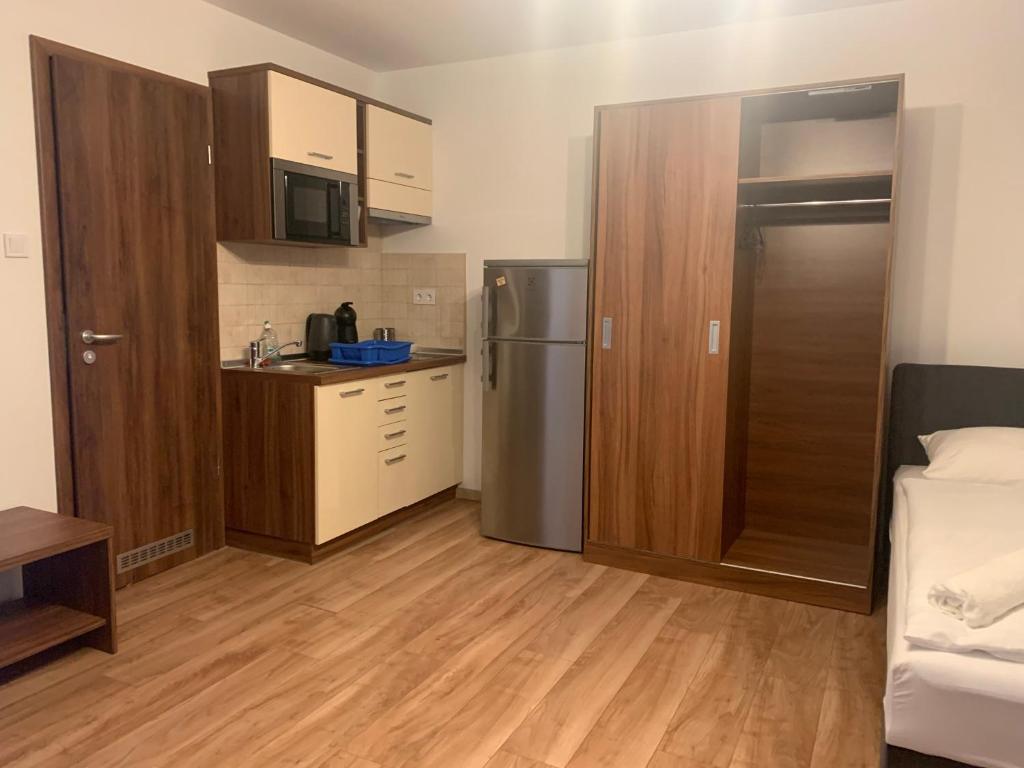 Kuchyňa alebo kuchynka v ubytovaní Veritas Apartment Zamárdi