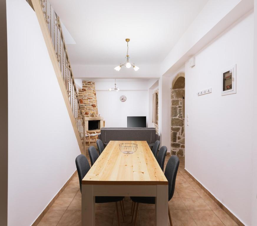 Posezení v ubytování Halkidio House