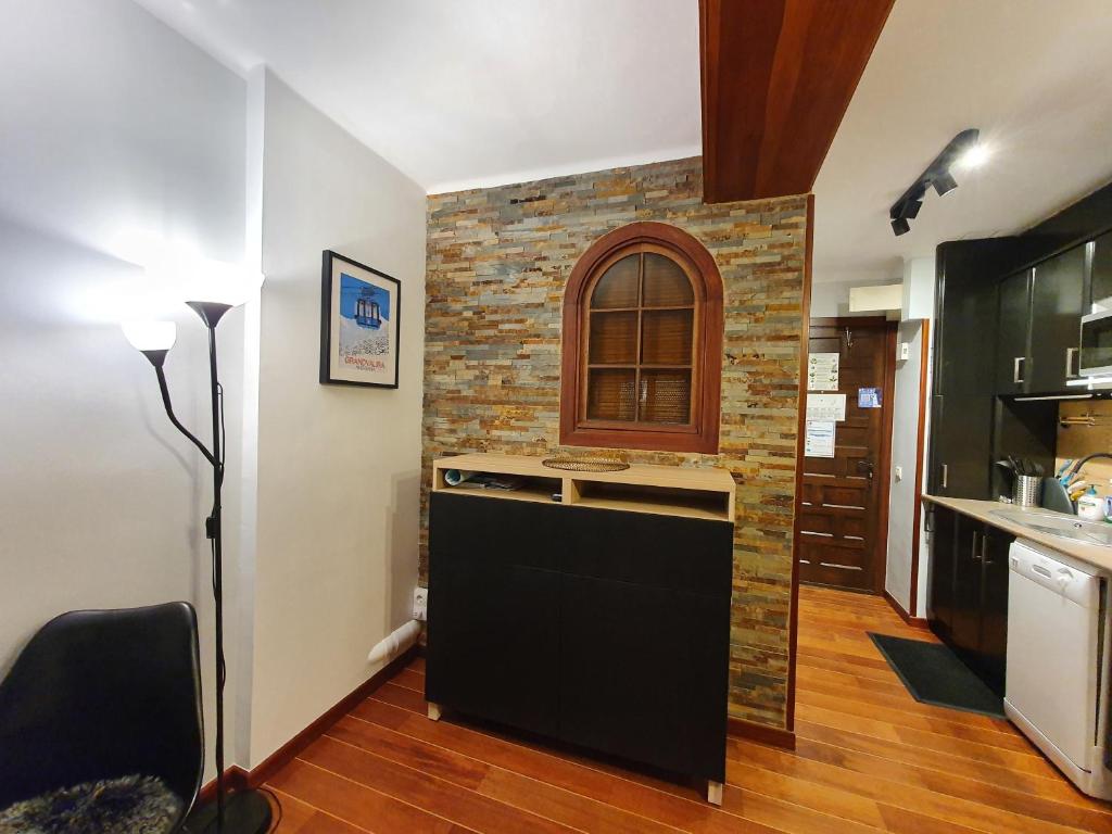 Kuchyň nebo kuchyňský kout v ubytování Apartamentos Grifovacances Tres Estrelles Club