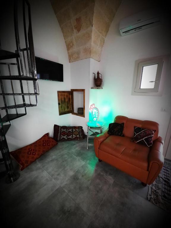 Posezení v ubytování B&b la vecchia corte