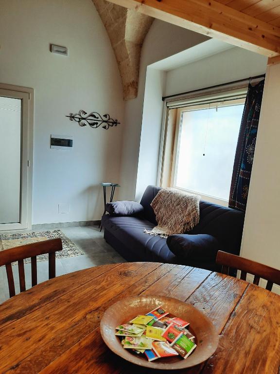 Posezení v ubytování B&b la vecchia corte