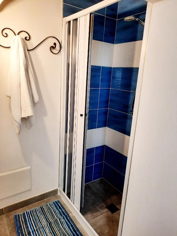 Koupelna v ubytování B&b la vecchia corte