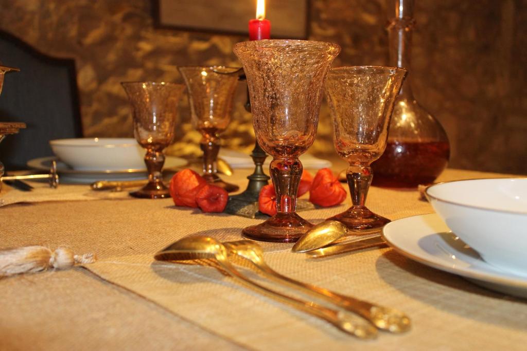 Comida en la casa de huéspedes o alrededores