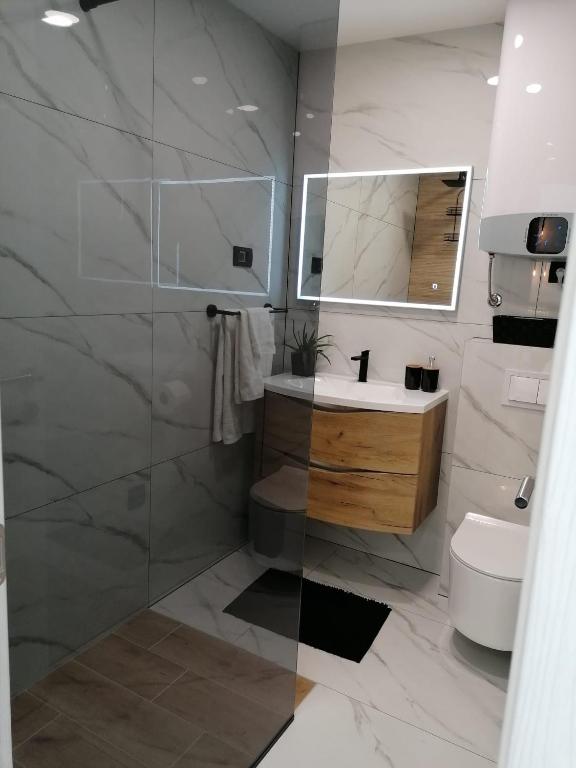 Kúpeľňa v ubytovaní APARTMAN MAX !!!!