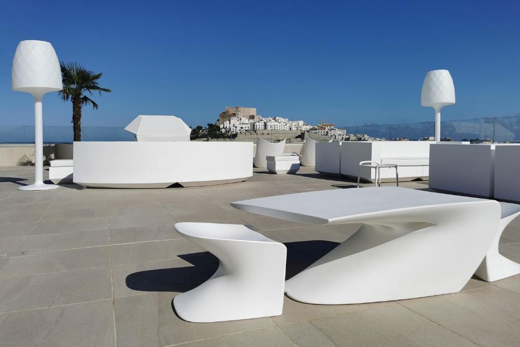 Zona de estar de Hotel & Spa Castillo de Peñíscola 4* Sup
