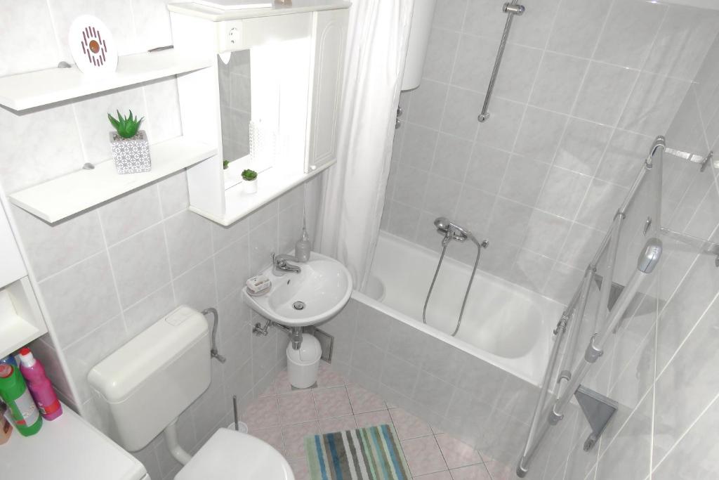 Koupelna v ubytování Nikolic Apartment