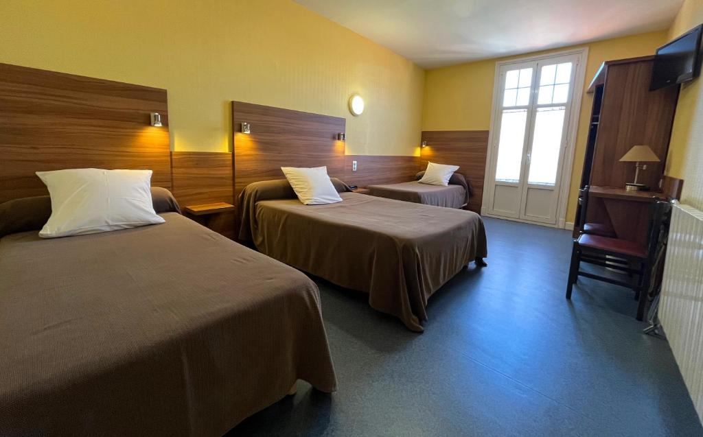 Postel nebo postele na pokoji v ubytování Hotel Barnetche