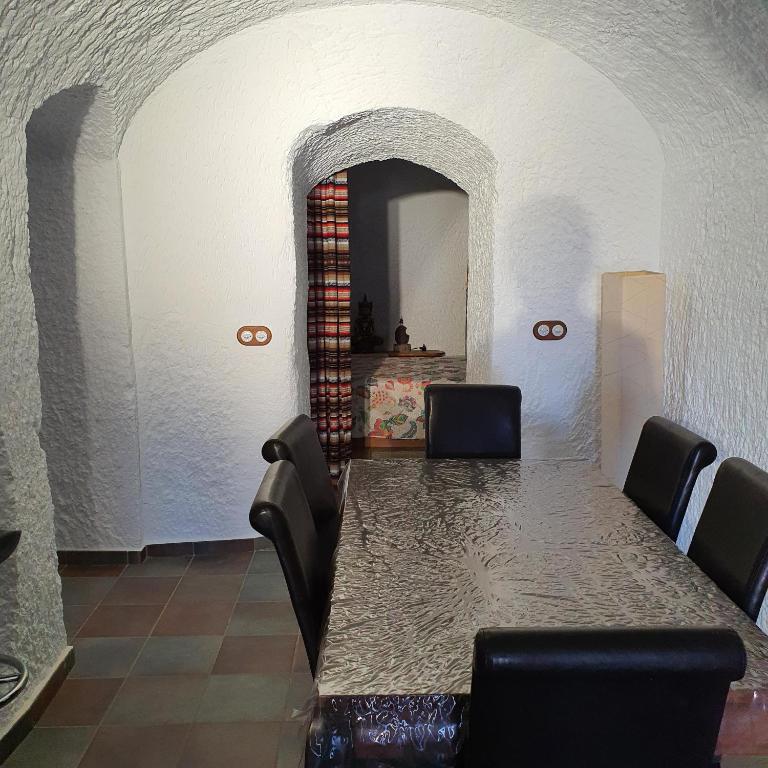 Posezení v ubytování Cueva de Manuel
