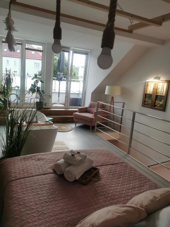 Posedenie v ubytovaní B&N Apartments